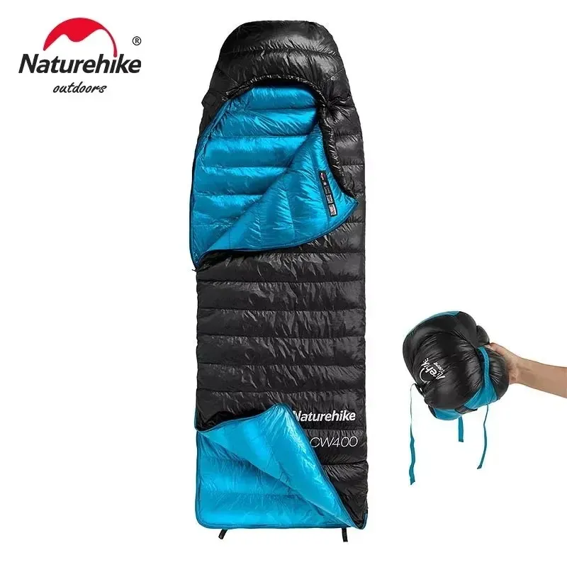 NATUREHIKE Ultraciepłe śpiwory puchowe z kaczki na zimowe wędrówki